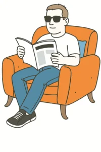 Logo Über Möbel Charakter liest