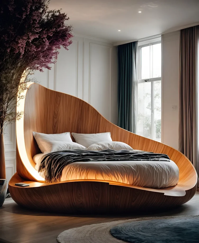 interior-8618459_1280 Designer Schlafbett aus Naturholz